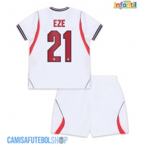 Camisa de time de futebol Inglaterra Eberechi Eze #21 Replicas 1º Equipamento Infantil Mundo 2026 Manga Curta (+ Calças curtas)